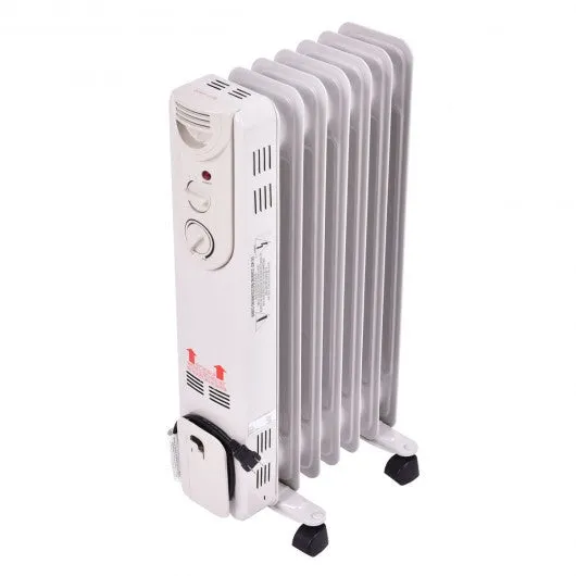 1500 W Electric Oil Filled Radiator Space Heater