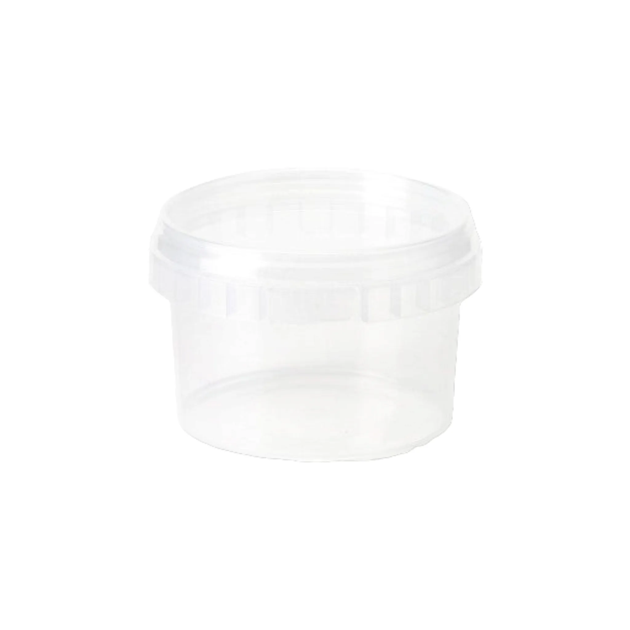 250ml PET Plastic Tub Tamper Proof with Clear lid 10pack