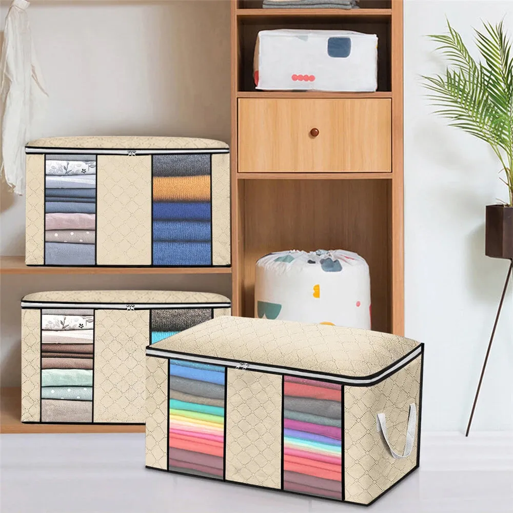 4-Pack: Large Capacity Clothes Organizer