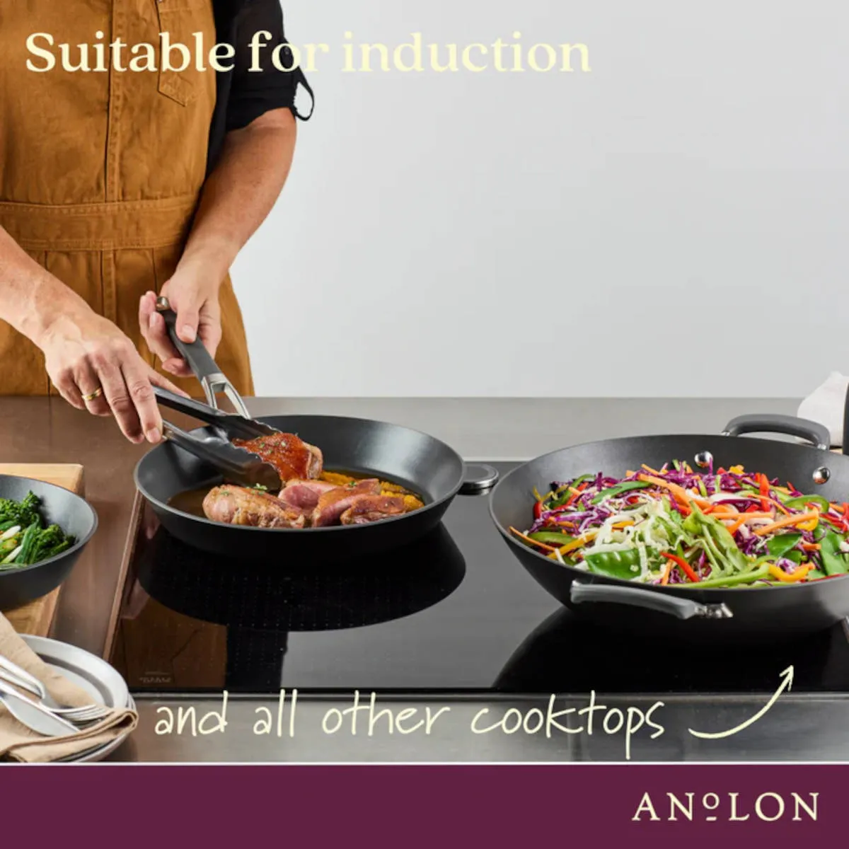 Anolon Endurance  Skillet and Sautéuse Set