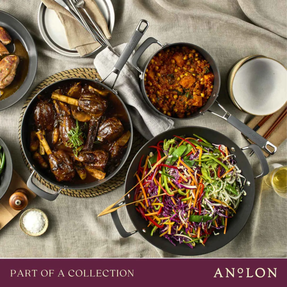 Anolon Endurance  Skillet and Sautéuse Set