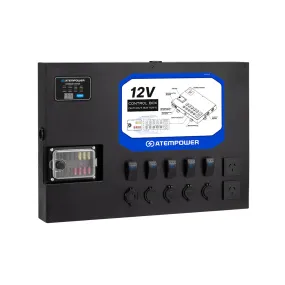 Atem Power 12V Control Box W/ 1500W/3000W inverter Smart Control Hub Built-in 40A DCDC Charger