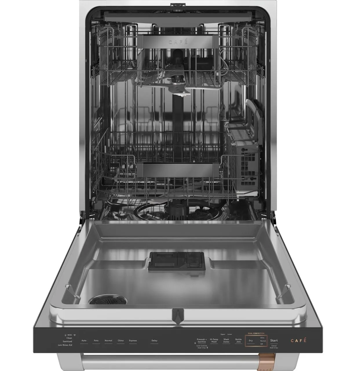 Cafe Caf(eback)™ ENERGY STAR® Smart Stainless Steel Interior Dishwasher with Sanitize and Ultra Wash