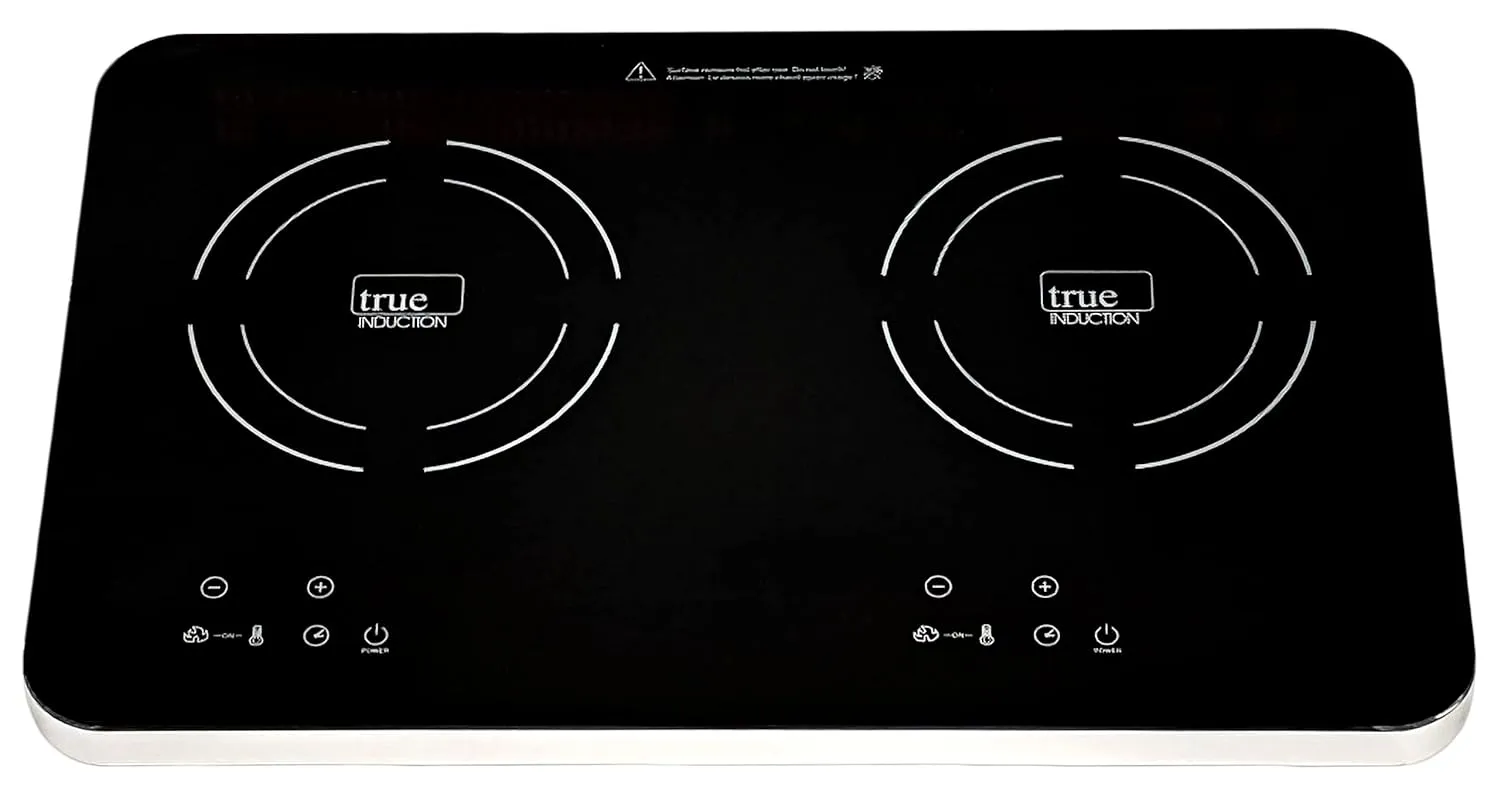 Cooktop, Double Burner, Energy Efficient, Black