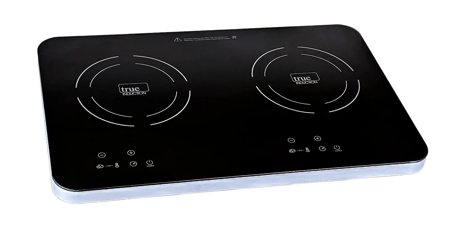 Cooktop, Double Burner, Energy Efficient, Black