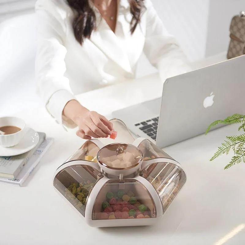 Creative Transparent Lotus Candy Box