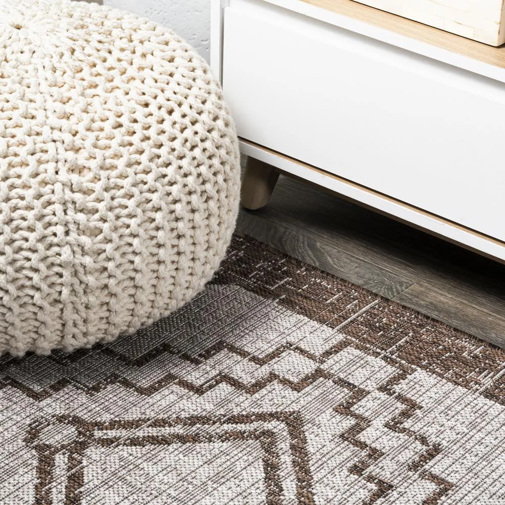 Faro Marokko Diamond Tribal Medallion Area Rug