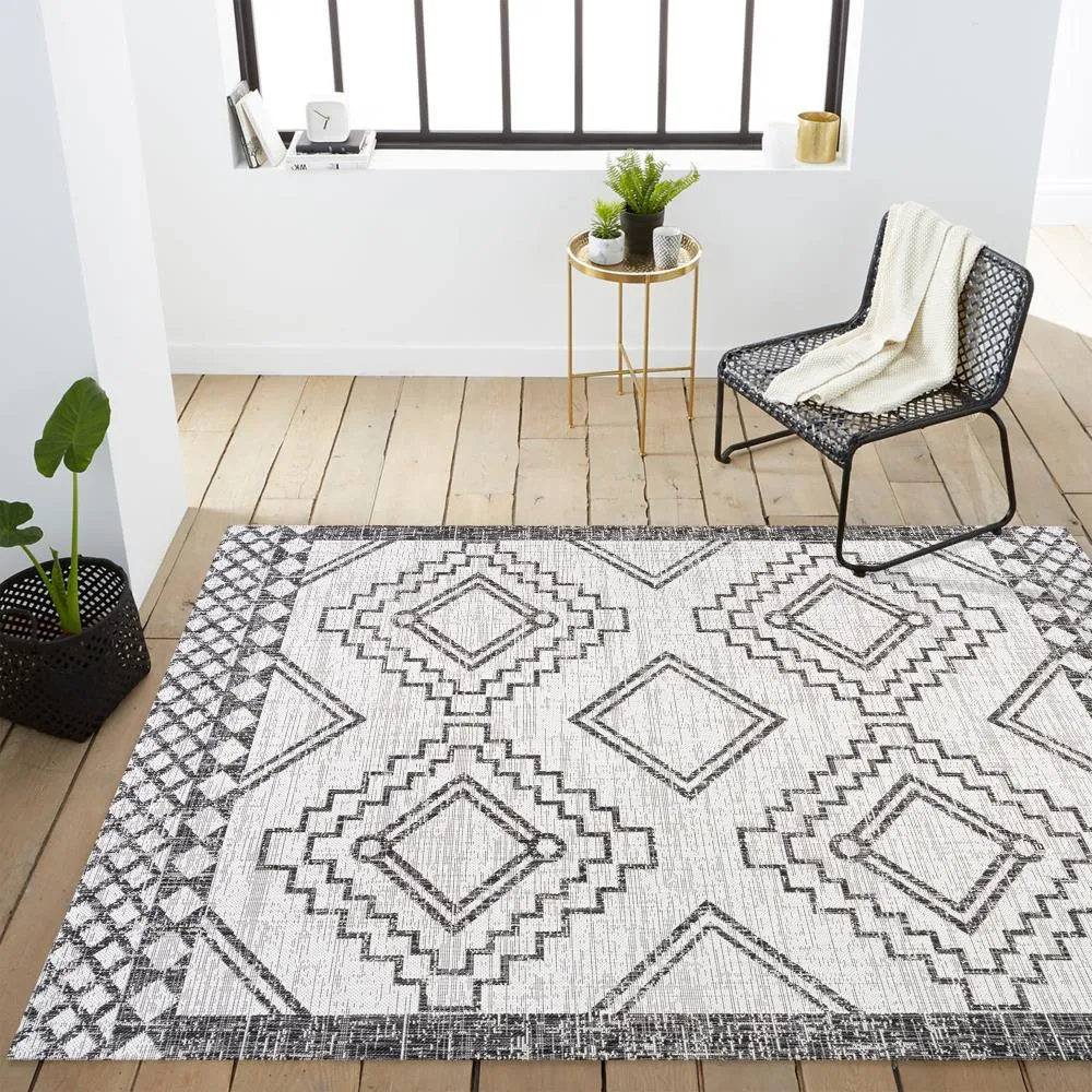 Faro Marokko Diamond Tribal Medallion Area Rug