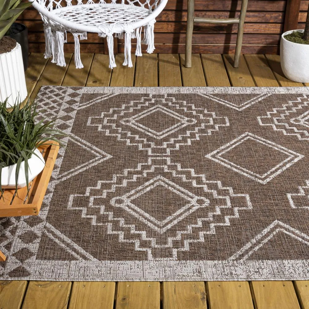 Faro Marokko Diamond Tribal Medallion Area Rug