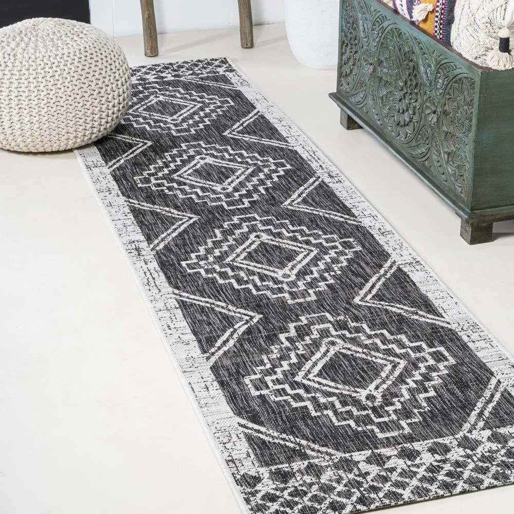 Faro Marokko Diamond Tribal Medallion Area Rug