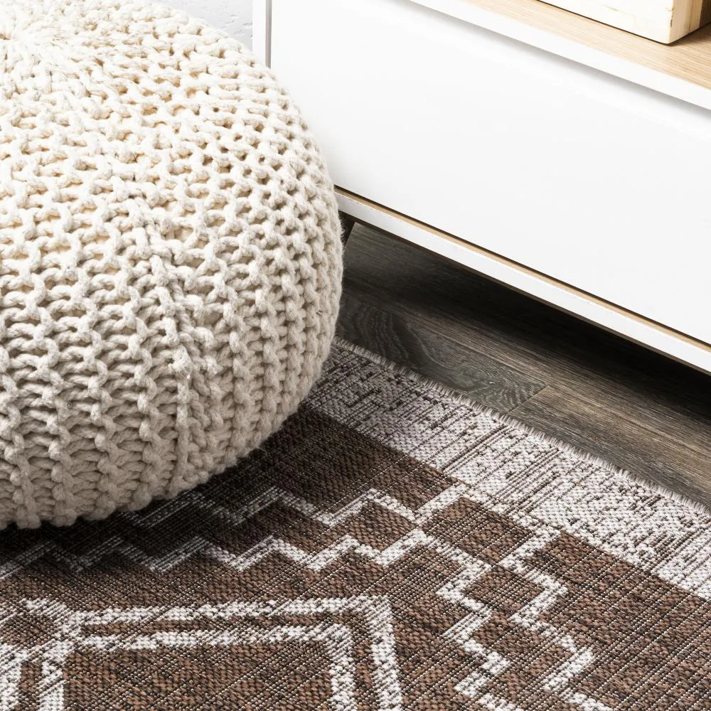 Faro Marokko Diamond Tribal Medallion Area Rug