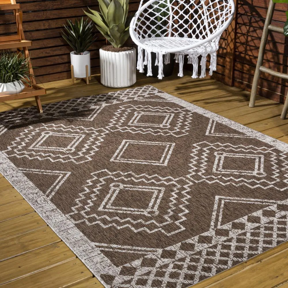 Faro Marokko Diamond Tribal Medallion Area Rug