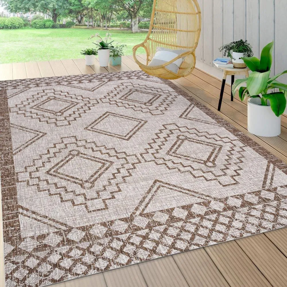 Faro Marokko Diamond Tribal Medallion Area Rug