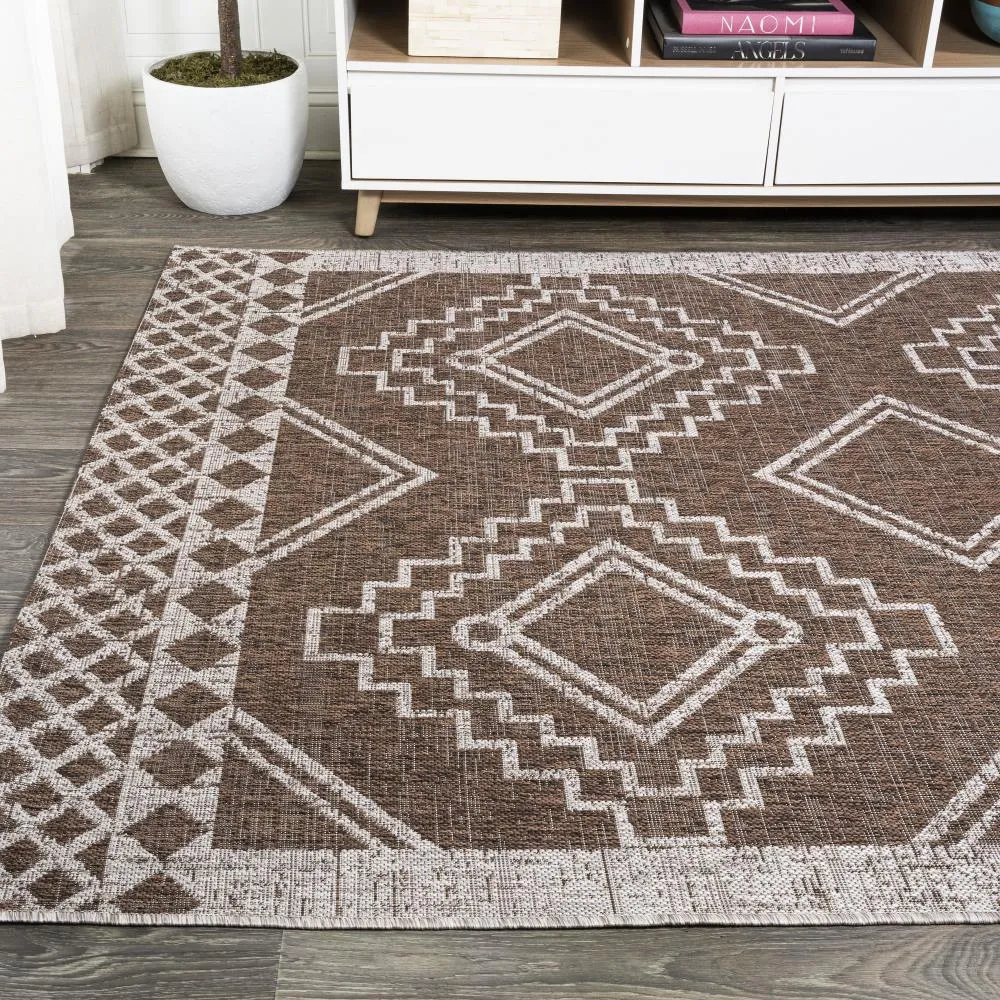 Faro Marokko Diamond Tribal Medallion Area Rug