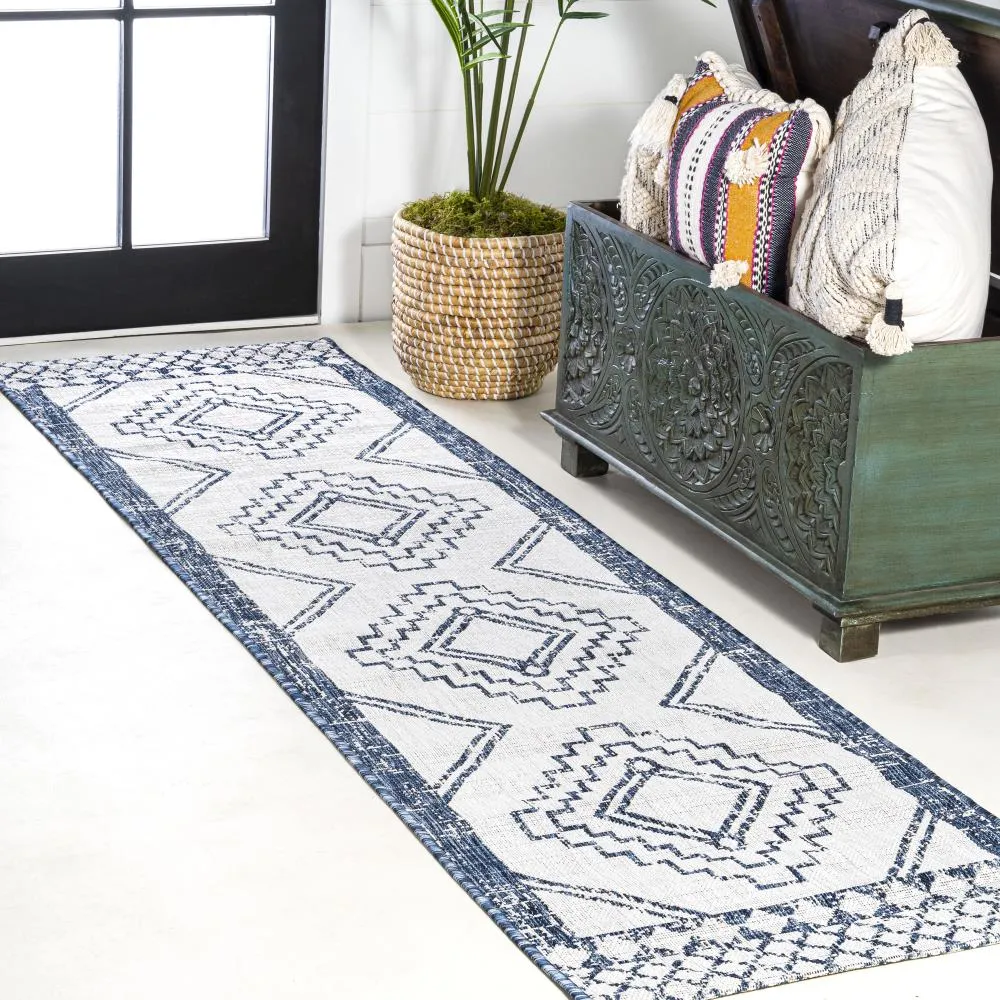 Faro Marokko Diamond Tribal Medallion Area Rug