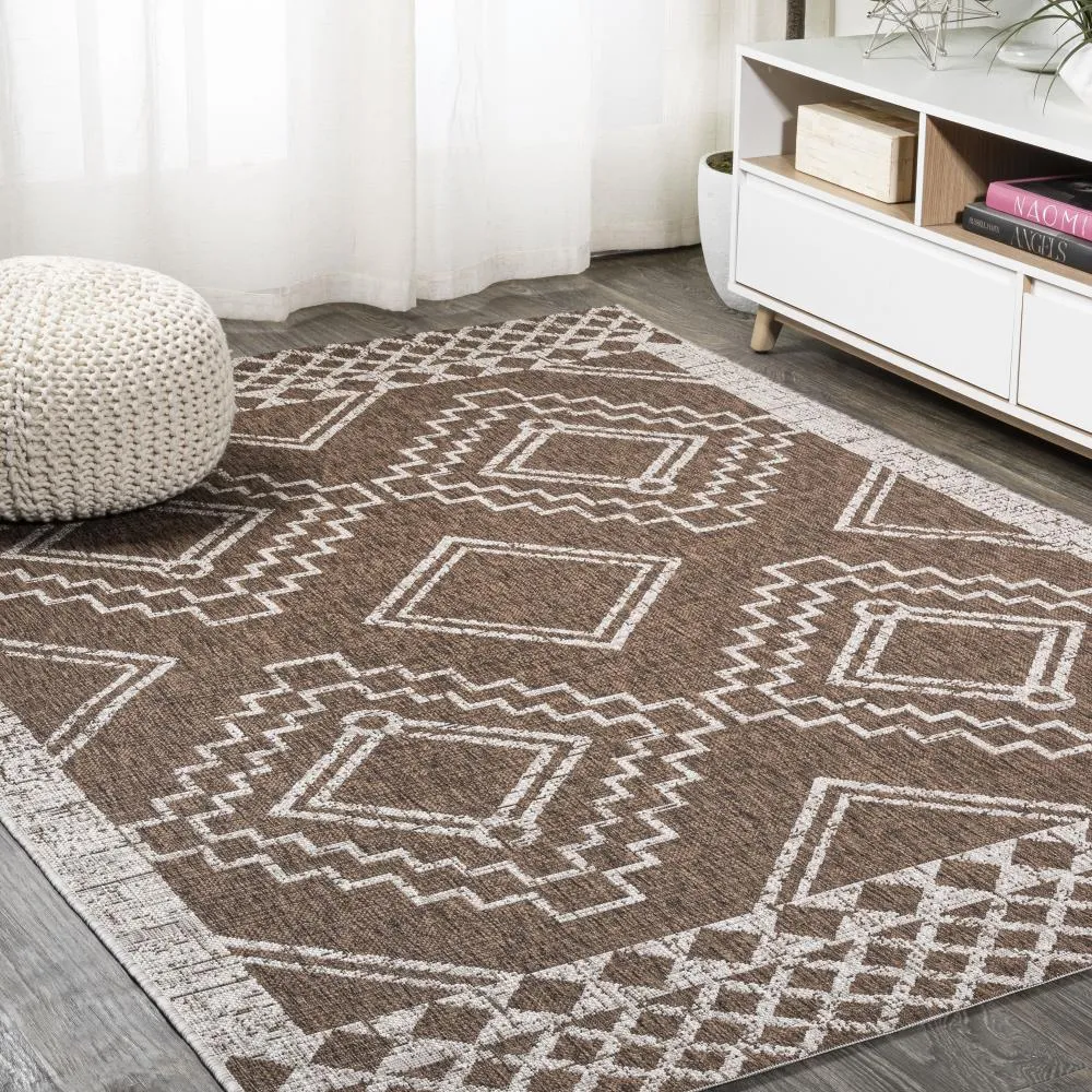 Faro Marokko Diamond Tribal Medallion Area Rug