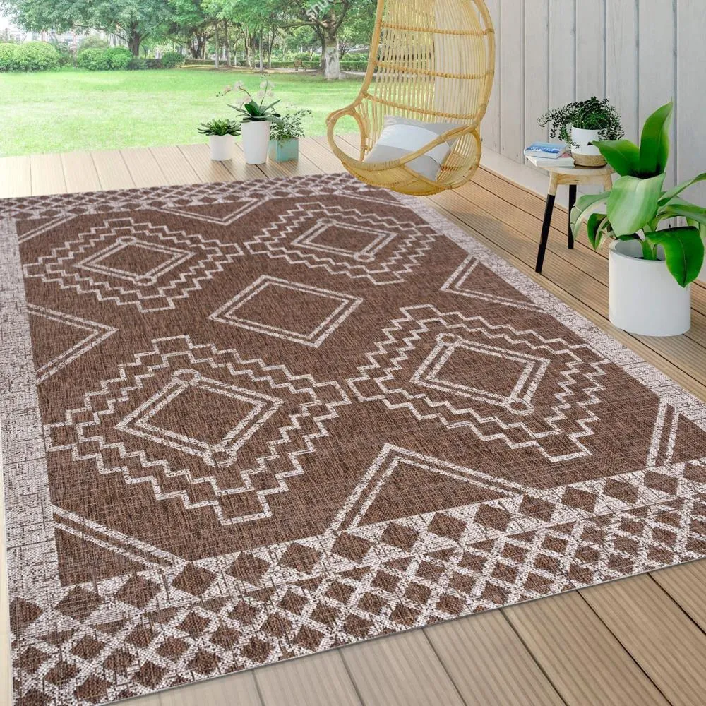 Faro Marokko Diamond Tribal Medallion Area Rug