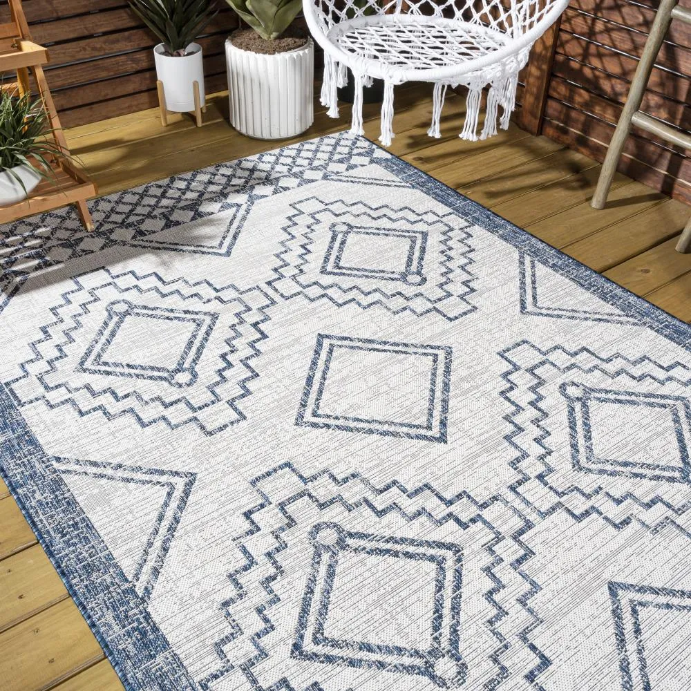 Faro Marokko Diamond Tribal Medallion Area Rug