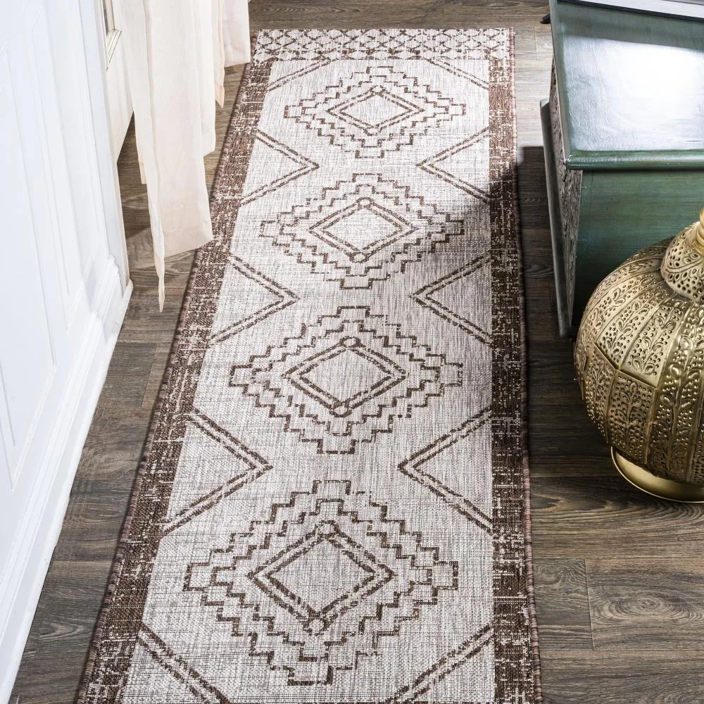 Faro Marokko Diamond Tribal Medallion Area Rug