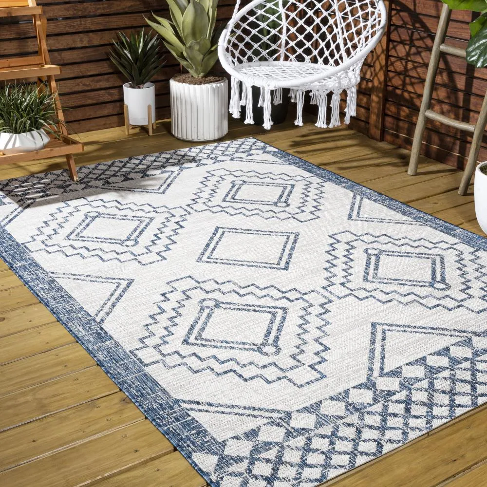 Faro Marokko Diamond Tribal Medallion Area Rug