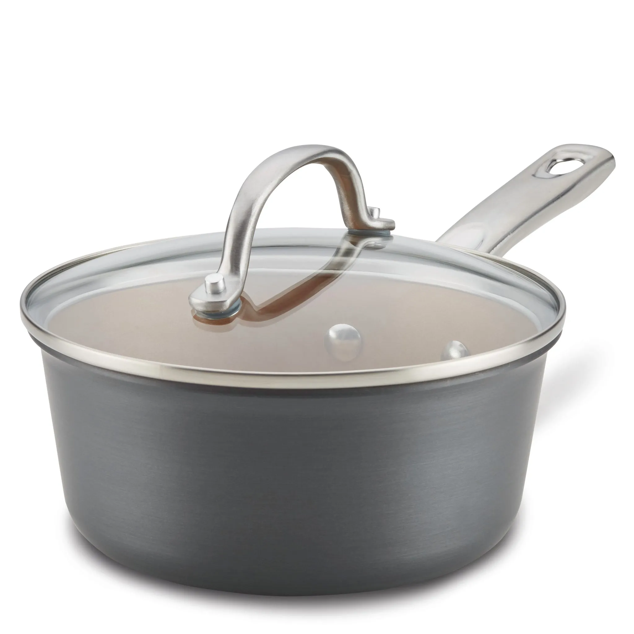 Hard Anodized Nonstick Saucepan