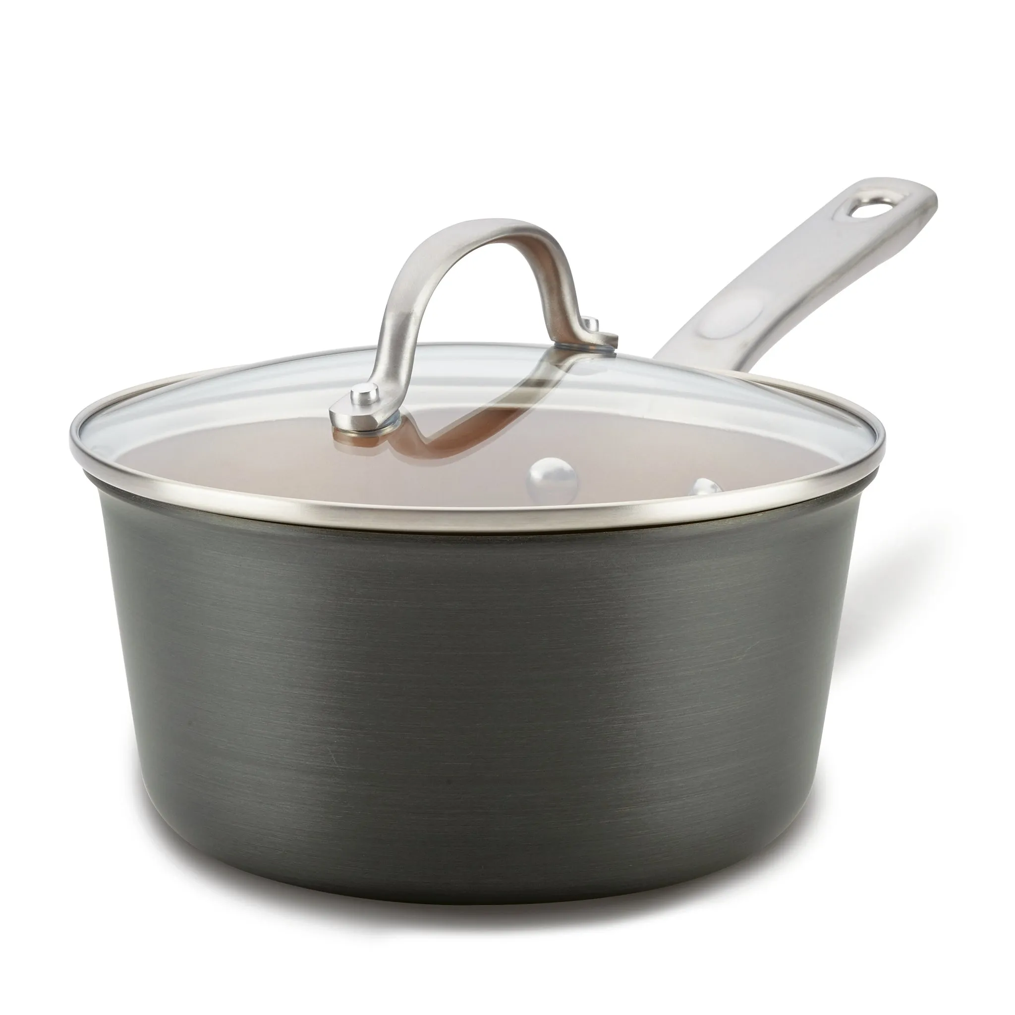 Hard Anodized Nonstick Saucepan