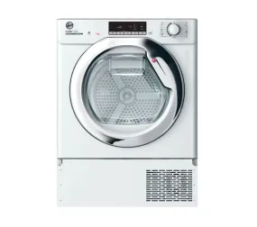 Hoover BHTDH7A1TCE Integrated Heat Pump Condenser Tumble Dryer 7kg,WiFi-enabled White