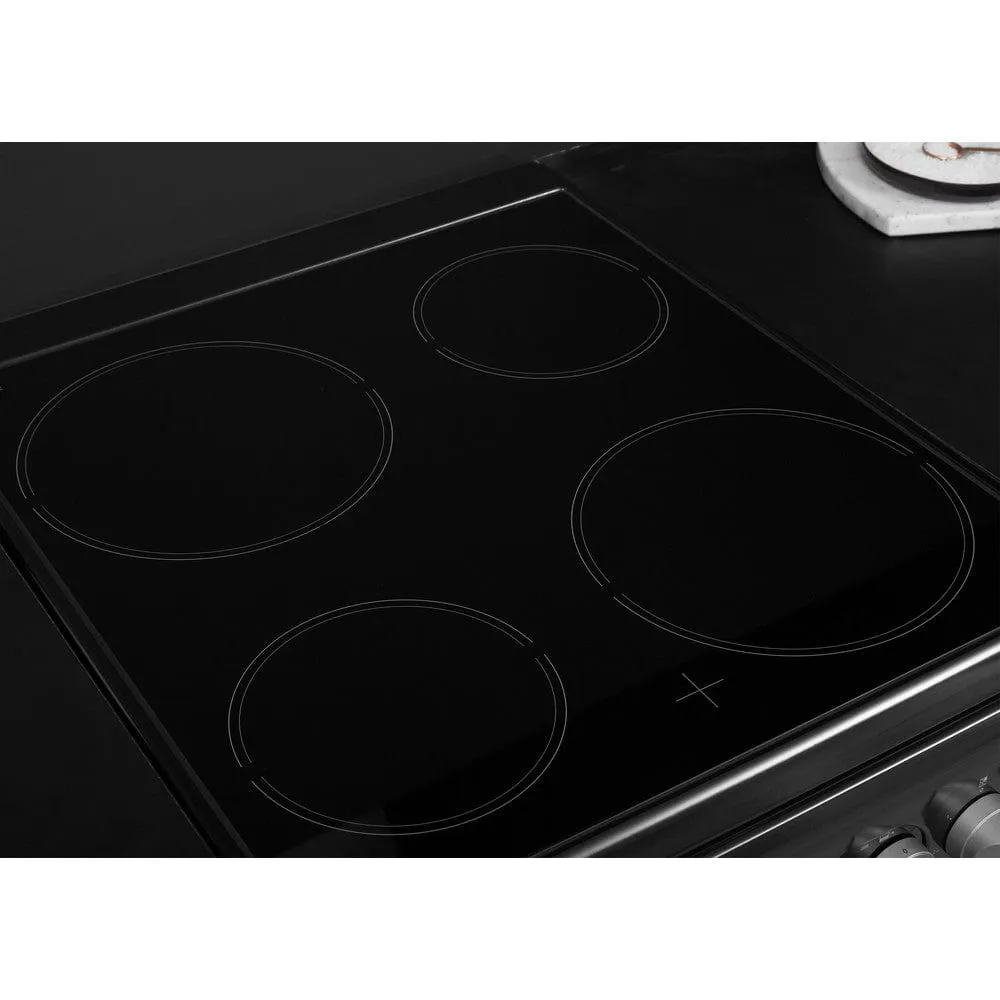 HOTPOINT HD5V93CCB 50cm Double Oven Electric Cooker With Ceramic Hob - Black