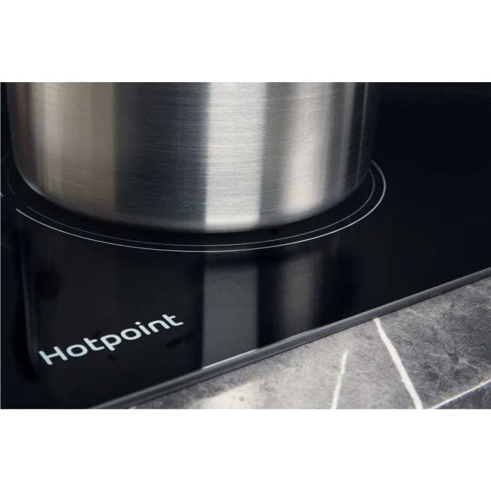 HOTPOINT HR612CH 4 Zone Crystal Finish CeramicTouch Control Hob in Black