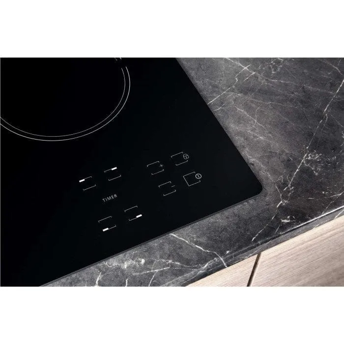 HOTPOINT HR612CH 4 Zone Crystal Finish CeramicTouch Control Hob in Black