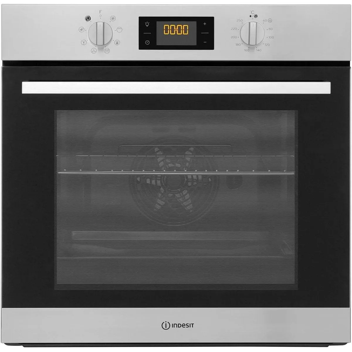 Indesit IFW6340IXUK Multifunction Built-in Electric Single Oven - Stainless Steel