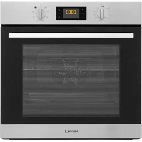 Indesit IFW6340IXUK Multifunction Built-in Electric Single Oven - Stainless Steel