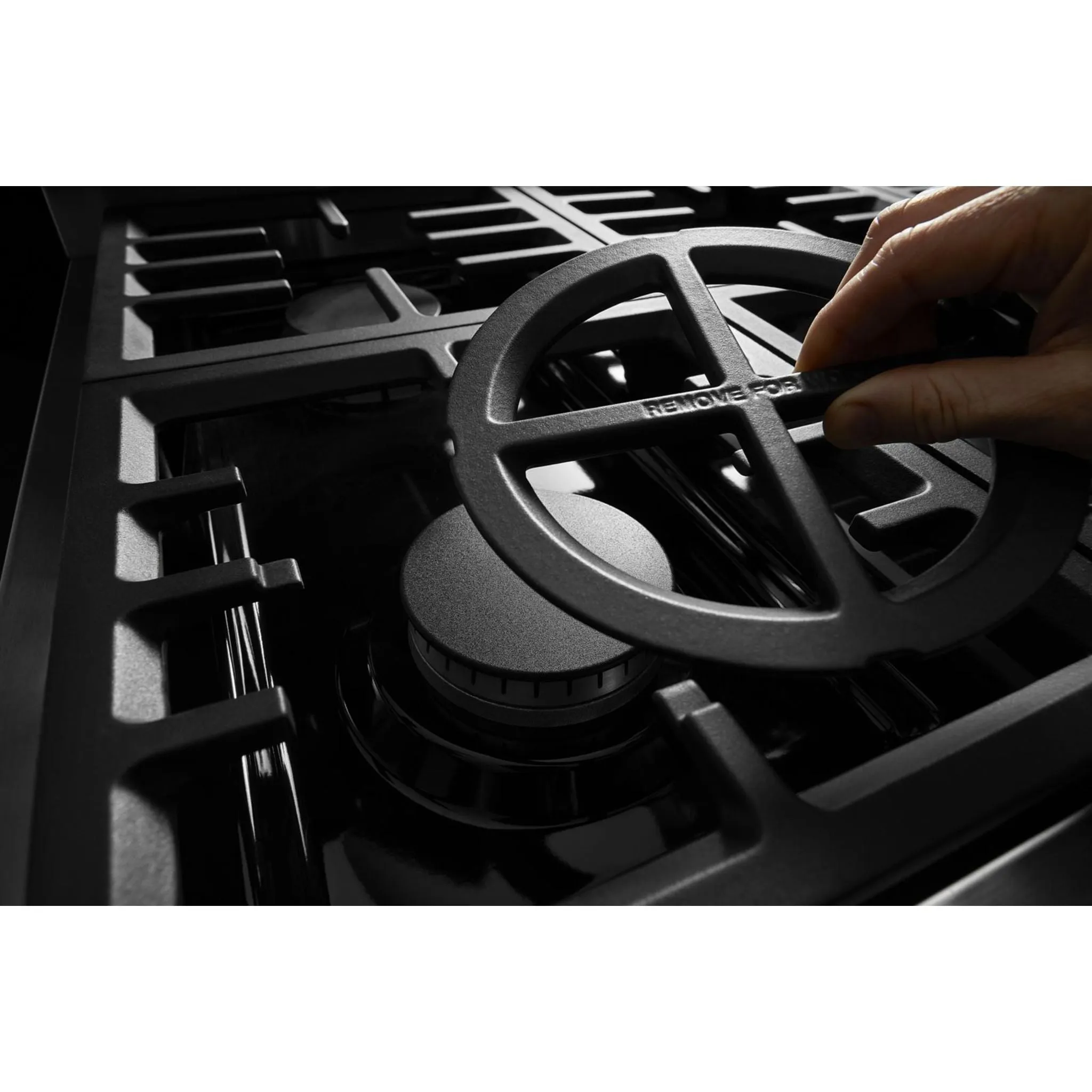 KitchenAid  48'' Smart Commercial-Style Dual Fuel Range with Griddle (KFDC558JBK)