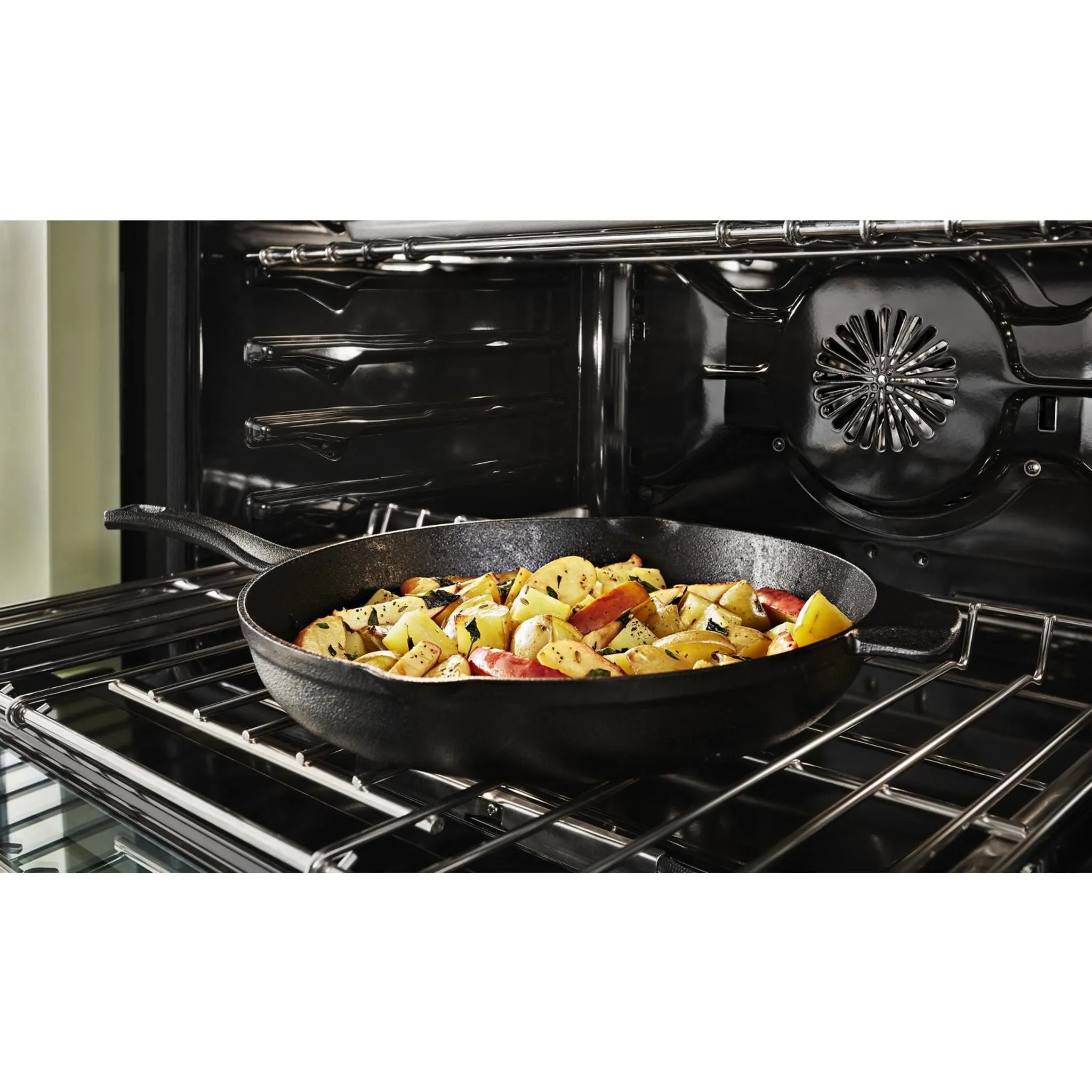 KitchenAid  48'' Smart Commercial-Style Dual Fuel Range with Griddle (KFDC558JBK)