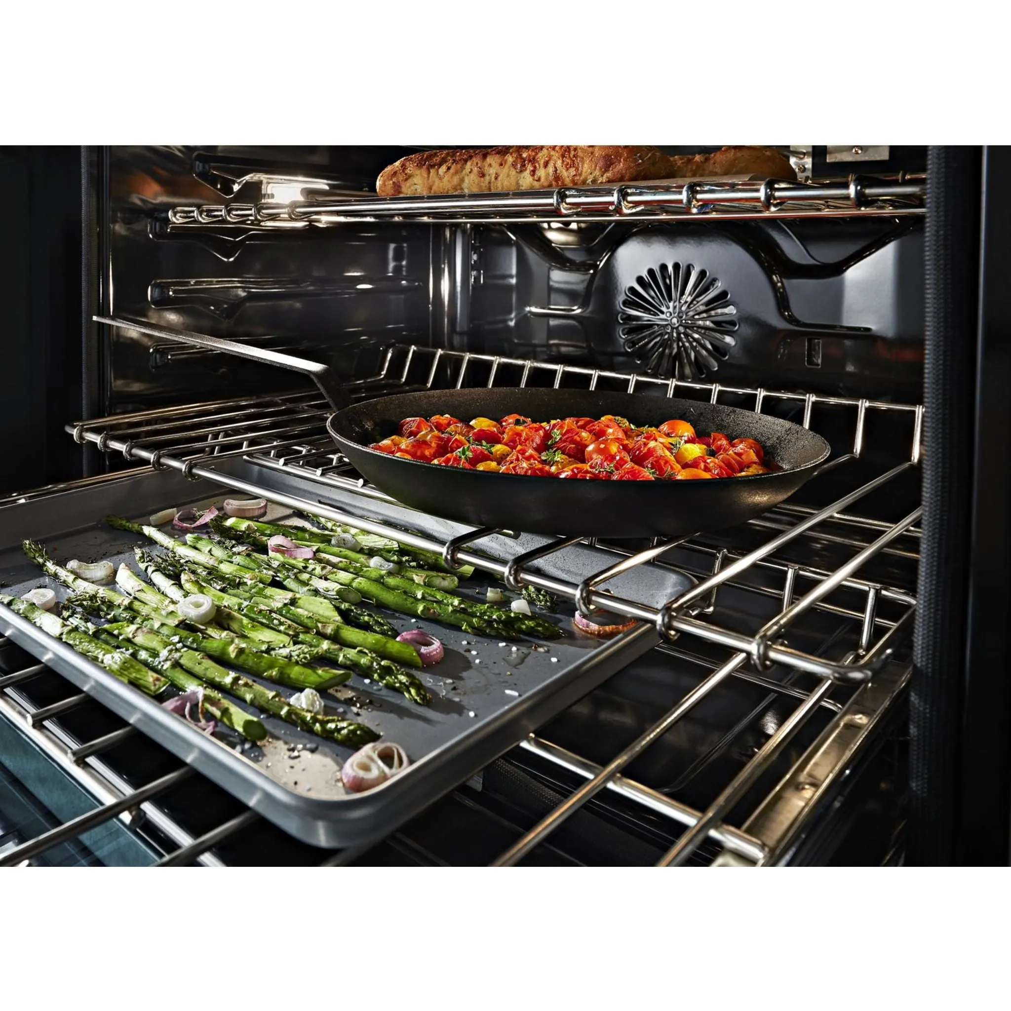 KitchenAid  48'' Smart Commercial-Style Gas Range with Griddle (KFGC558JSS)