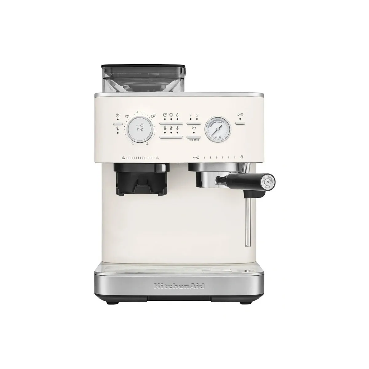 KitchenAid Semi Automatic Espresso Machine with Grinder White