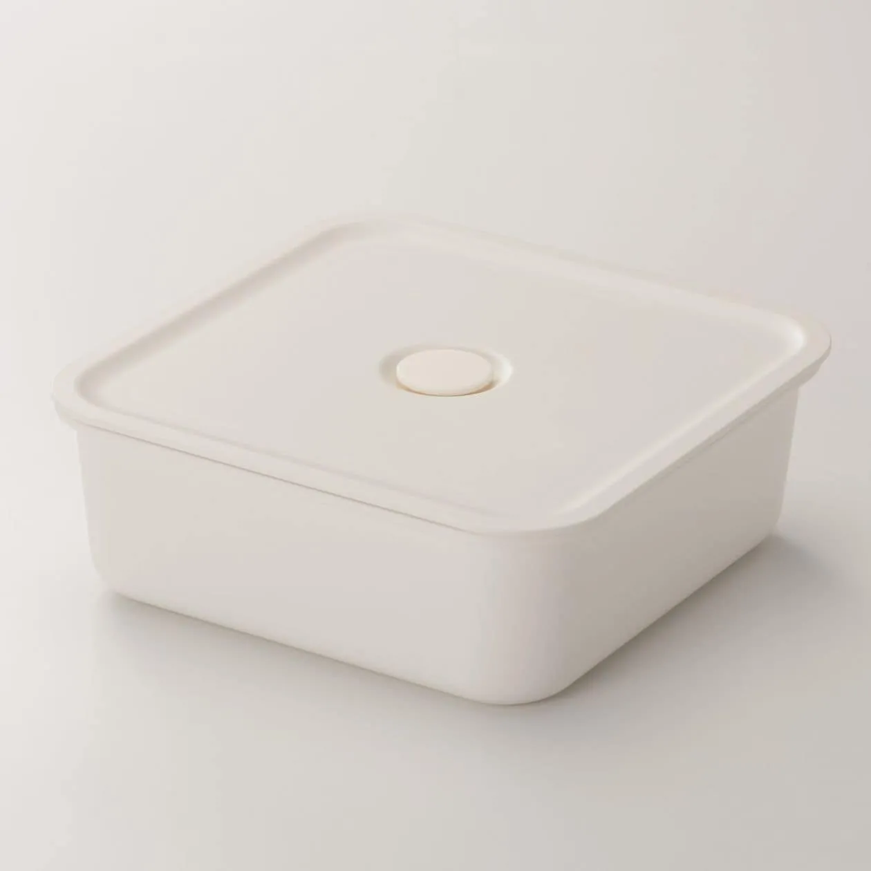 Lunch Box Storage Container With Valve - White (460ml)