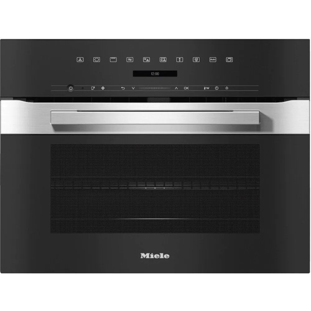 Miele H7240BM Built In 45cm Built-In Combi Microwave,Clean Steel