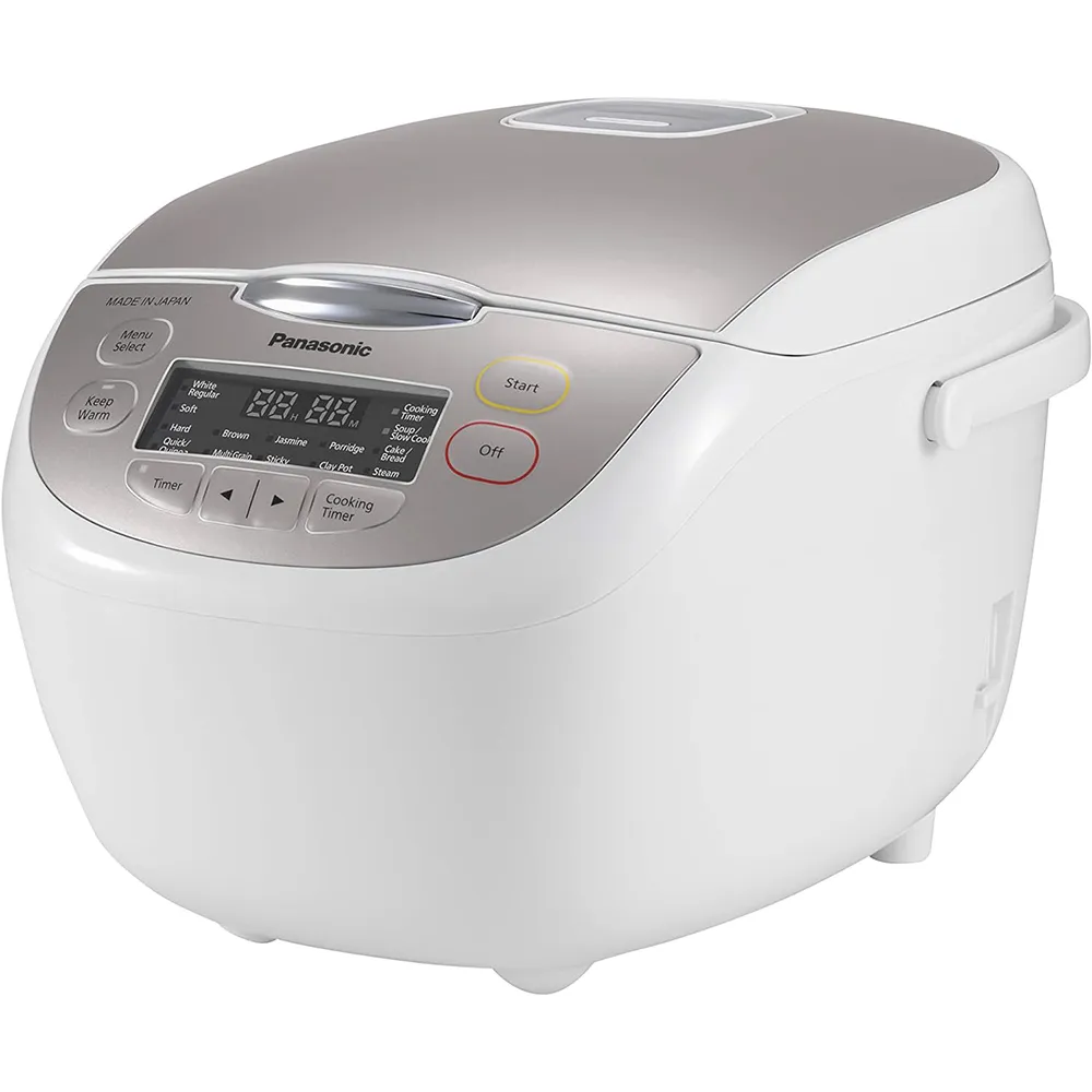 Panasonic SR-JMY188 10-Cups Electronic Rice Cooker/Warmer (Champagne Gold Lid) (Refurbished)