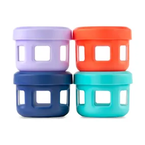 Plastic Condiment Containers, Set of 4