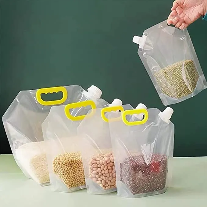 Resealable Large-Capacity Grain Storage Bag