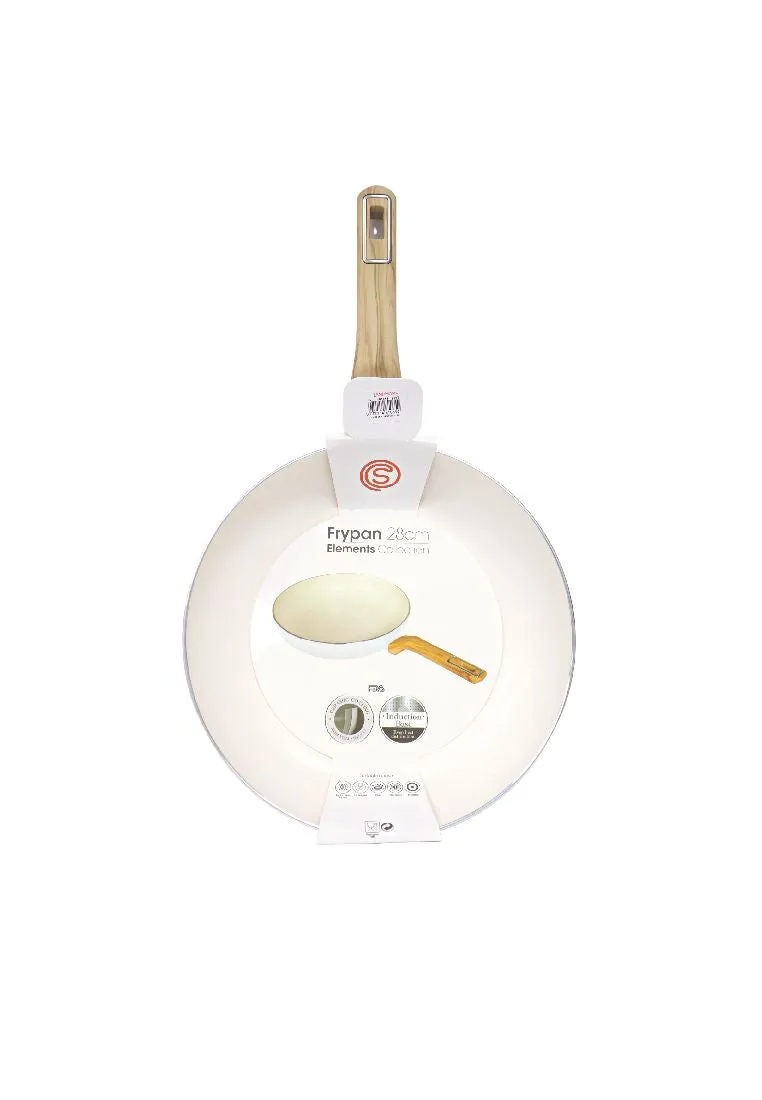 Slique Element Collection Ceramic Frypan - White