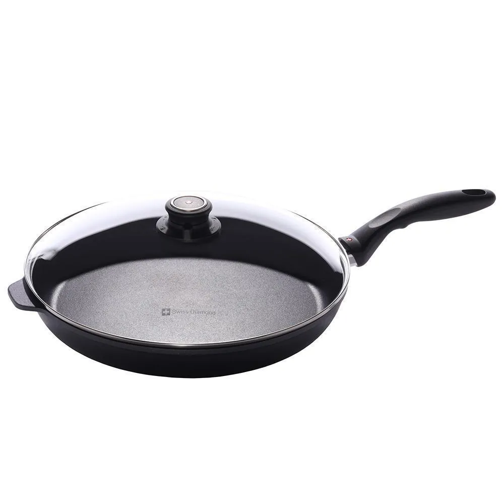 Swiss Diamond Induction Fry Pan with Lid