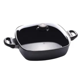 Swiss Diamond Square Casserole with Lid - 5 Qt.