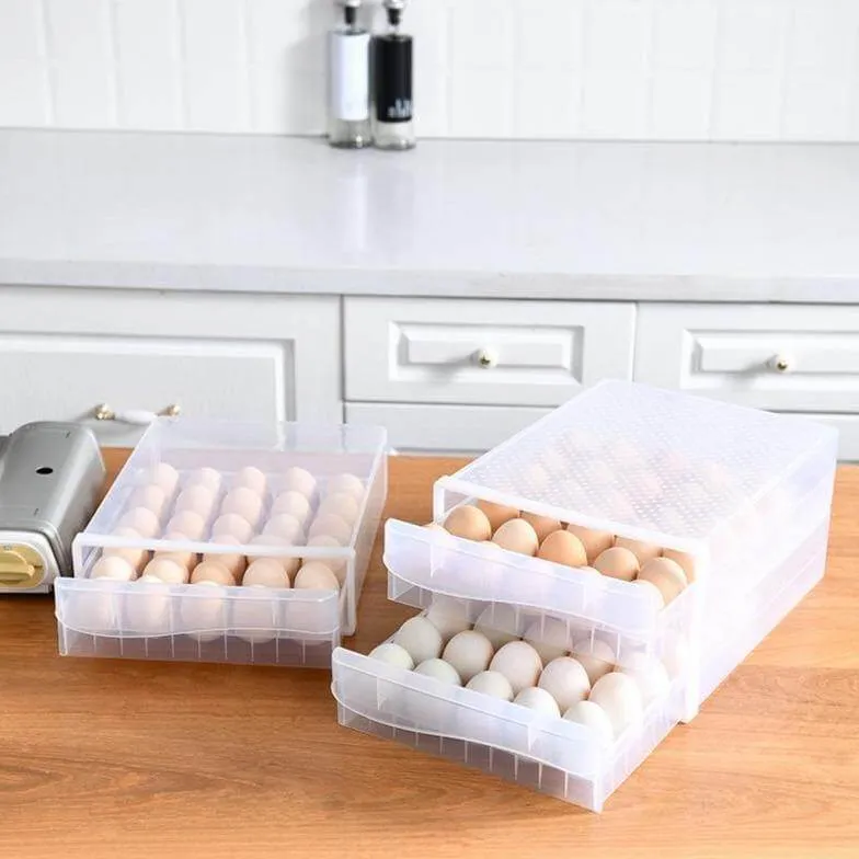 Transparent Egg Storage Drawer Container