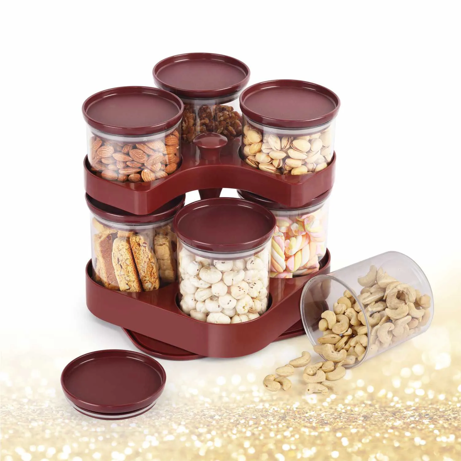 Vinessa Multipurpose Canister Set, 7 Pieces