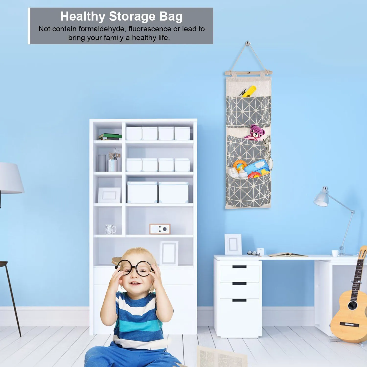 Wall Mounted Storage Bag Door Closet