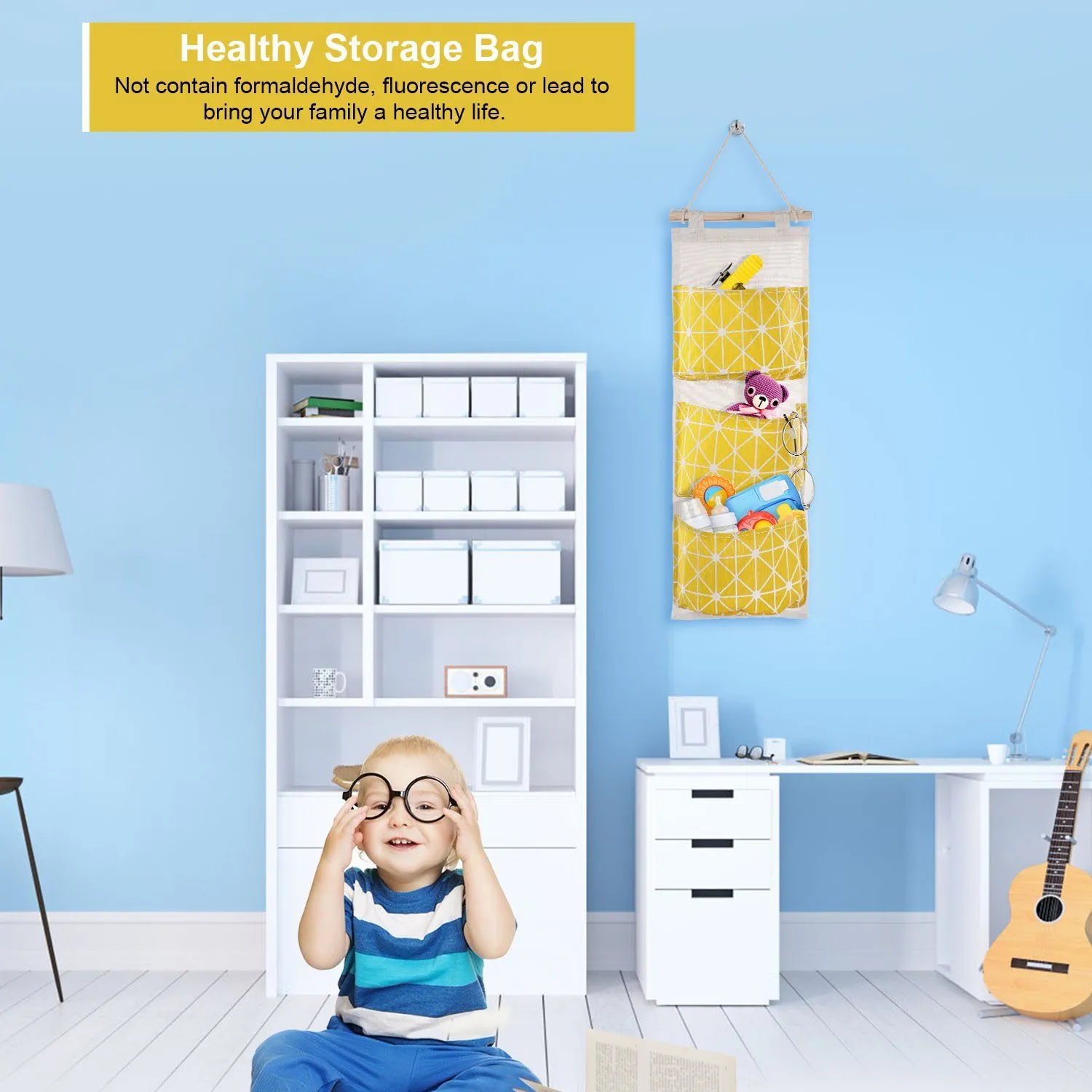 Wall Mounted Storage Bag Door Closet