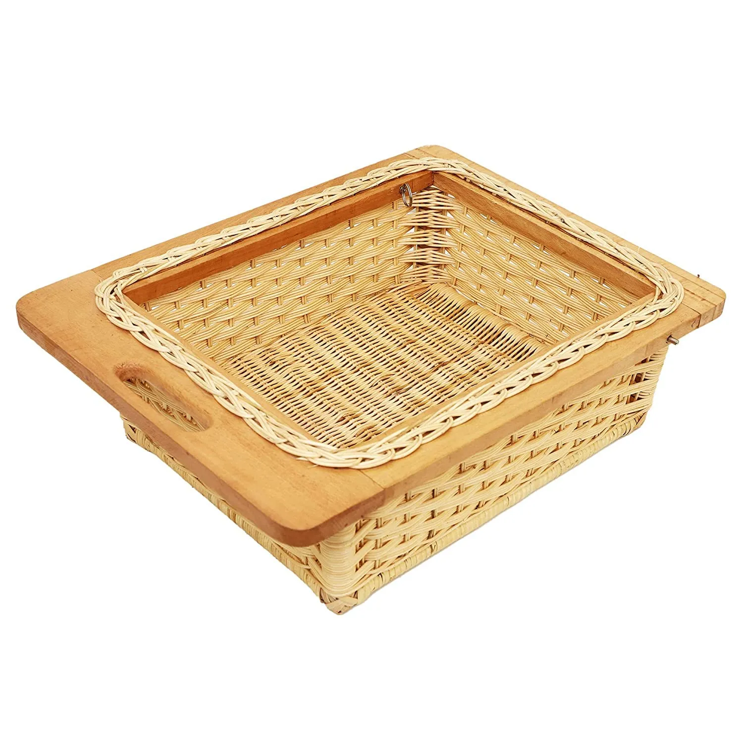 Wicker Basket for Modular Kitchen | Pull Out Basket 20 x 18 x 8 - Sarvani