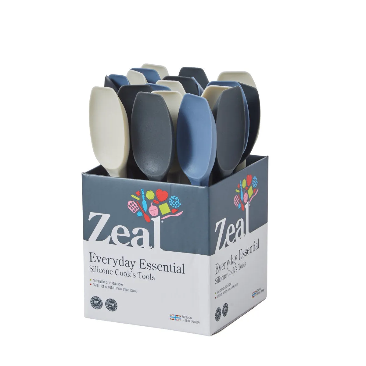 Zeal Cosy Mini Spoon Silicone Spatula Assorted (price per item)